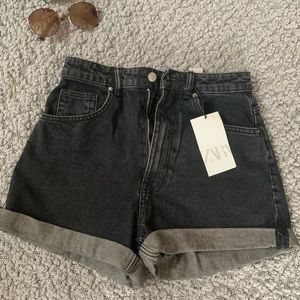 NWT ZARA Mom Fit Shorts